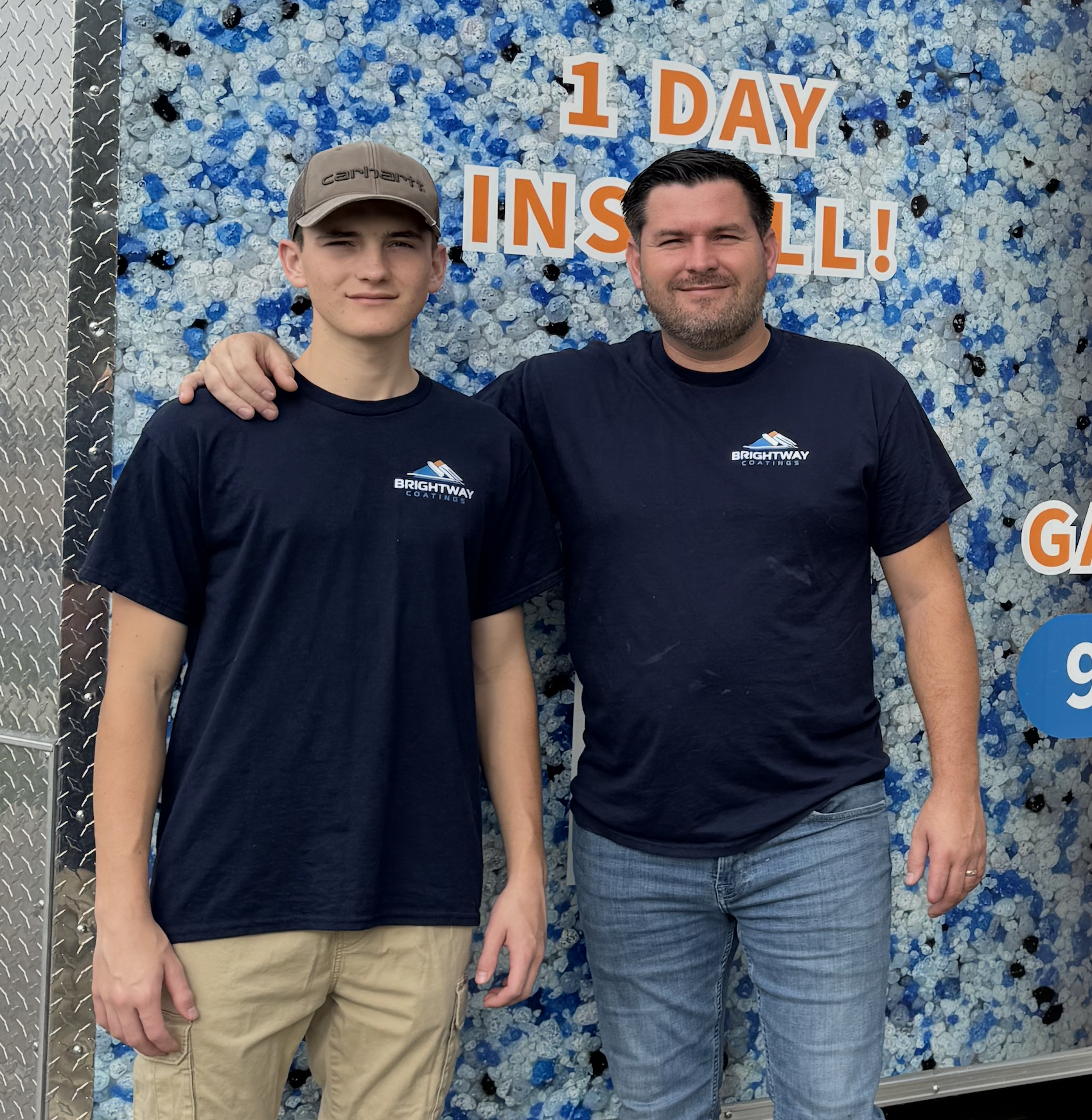 Tim and Paul - Father and son team behind Brightway Coatings Jacksonville